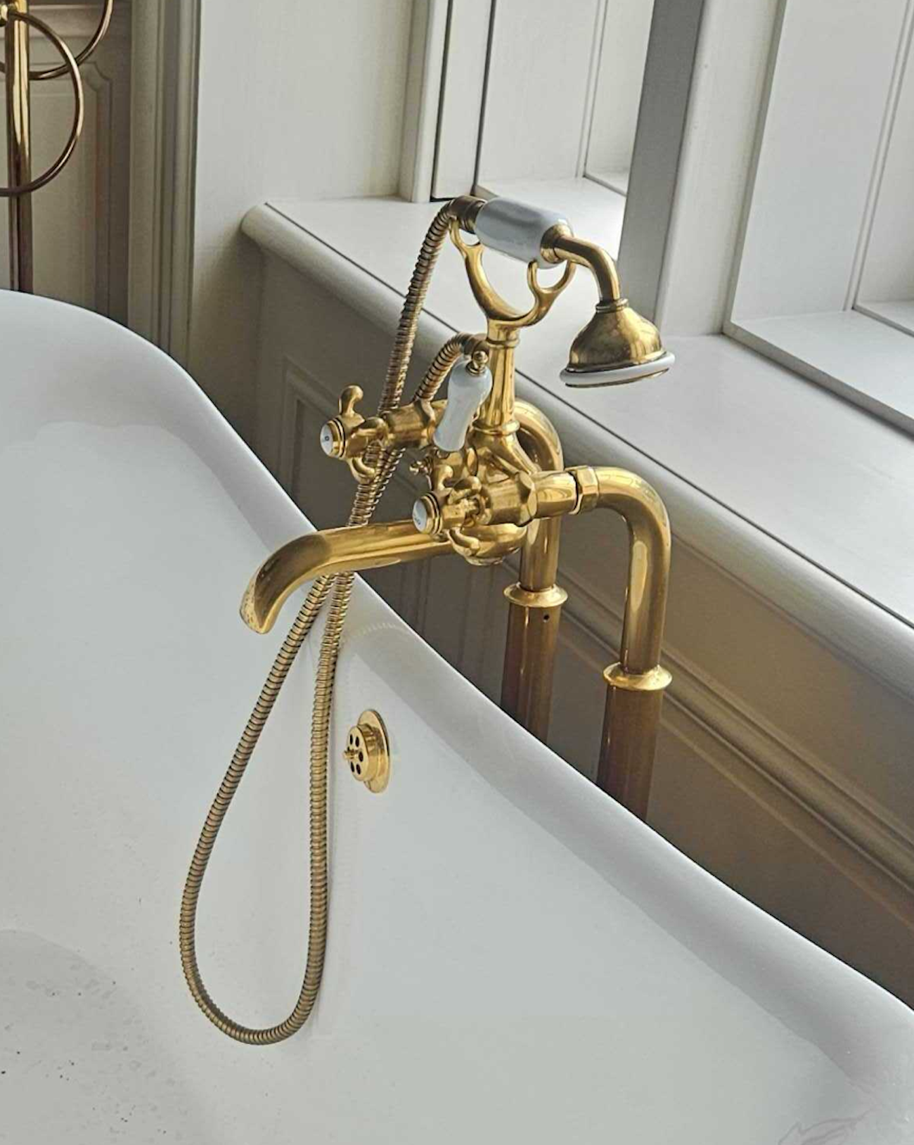 Custom Cast Iron Tub on Wood Base - View 3